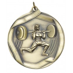 Weightlifting Medal (F) 2"1/4