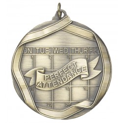 Perfect Attendance Medal 2"1/4