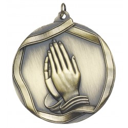 Praying Medal 2"1/4