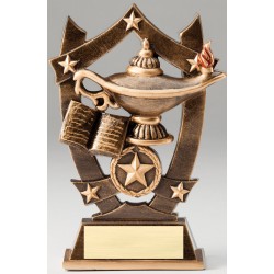 Lamp of Knowledge Trophy 6"1/4