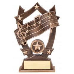 Music Trophy 6"1/4
