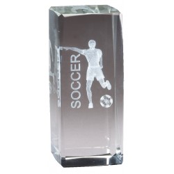 Trophée Cristal Soccer 4"1/2