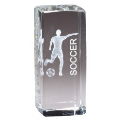 Soccer Crystal Trophy (F)...