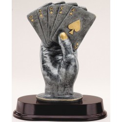 Card Game Trophy 9"